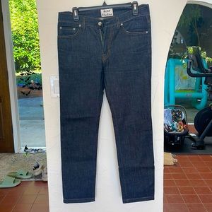 Acne Studio Ace Raw Gothic denim pants
